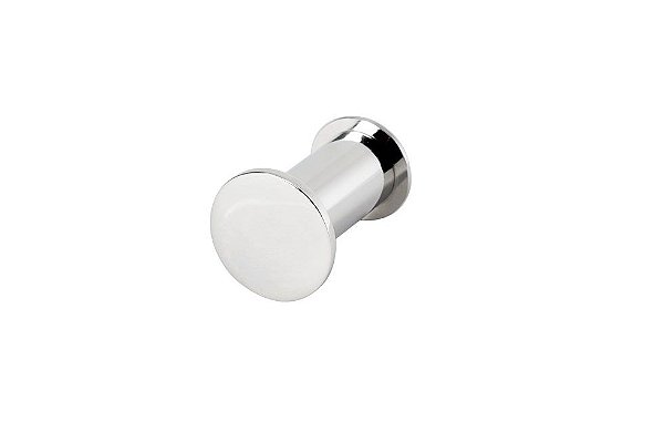 Cabide/Gancho de Parede Banheiro 4,5cm em Aço Inox Polido Brilhante Linha Tessália Stainless