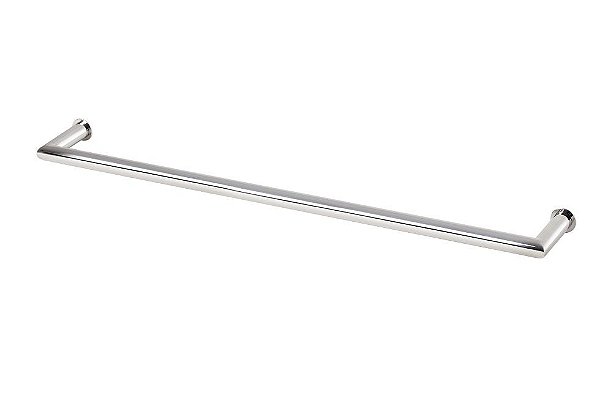 Porta Toalha Toalheiro de Banho de Banheiro 60cm em Aço Inox Polido Brilhante Linha Tessália  Stainless