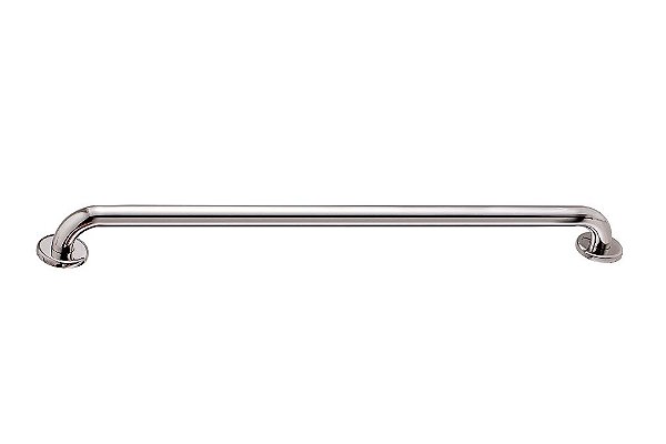 Barra de Apoio para Banheiro Parede Acessibilidade Segurança 40cm em Aço Inox Polido Brilhante Stainless