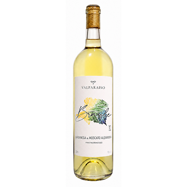 Valparaiso Brasile - Vinho Fino Branco Seco - Garganega & Moscato Alexandria - 750ml