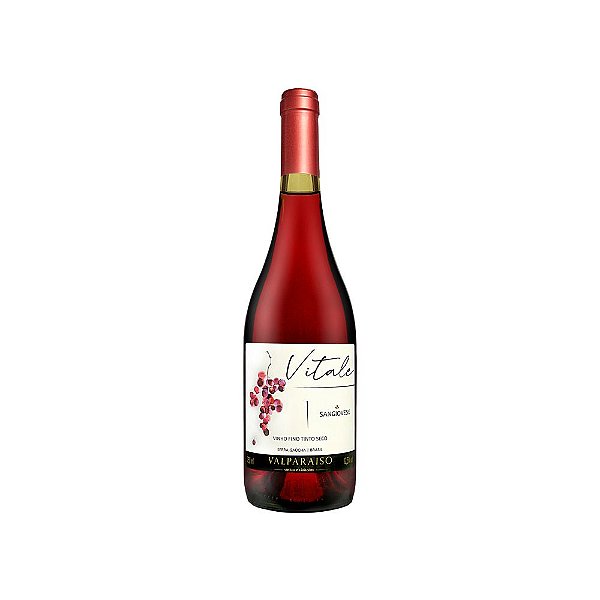 Valparaiso Vitale - Vinho Fino Tinto Seco - Sangiovese - 750ml