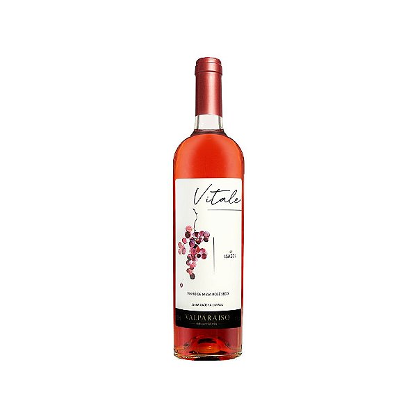 Valparaiso Vitale - Vinho de Mesa Rosé Seco - Isabel - 750ml