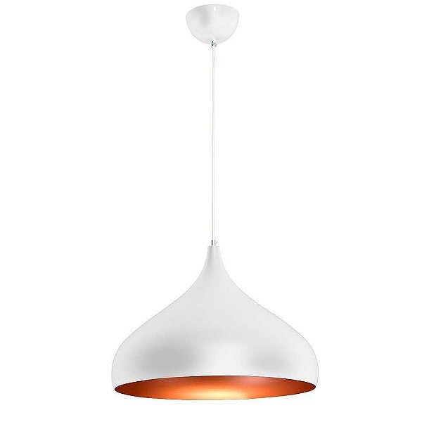 PENDENTE RPX GOTA 40CM BRANCO