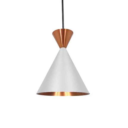 Pendente TAJ MAHAL Branco x Cobre x Cobre Pequeno 22x17,5 -  Nobre