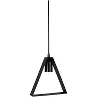 Pendente Aro Industrial Triangulo 560 E27 - Preto