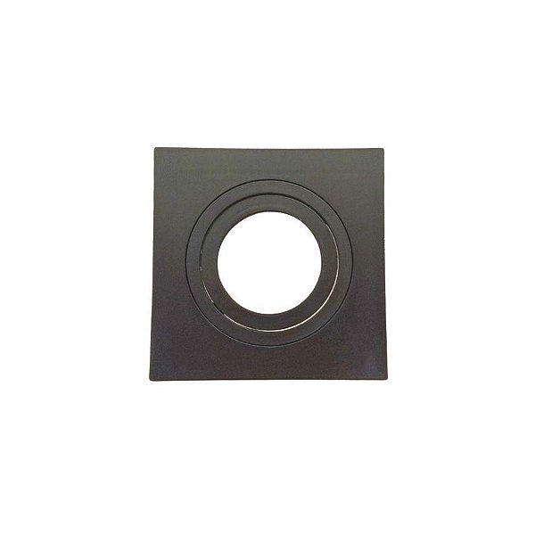 SPOT EMBUTIDO P/ 1x MR16 Dicroica Quadrado Face Plana De ABS CH 100X100X35MM  - Save Energy