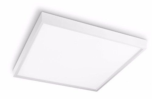 Plafon Led de Sobrepor 36w Quadrado 40x40 Branco Quente 3000K - Vluz