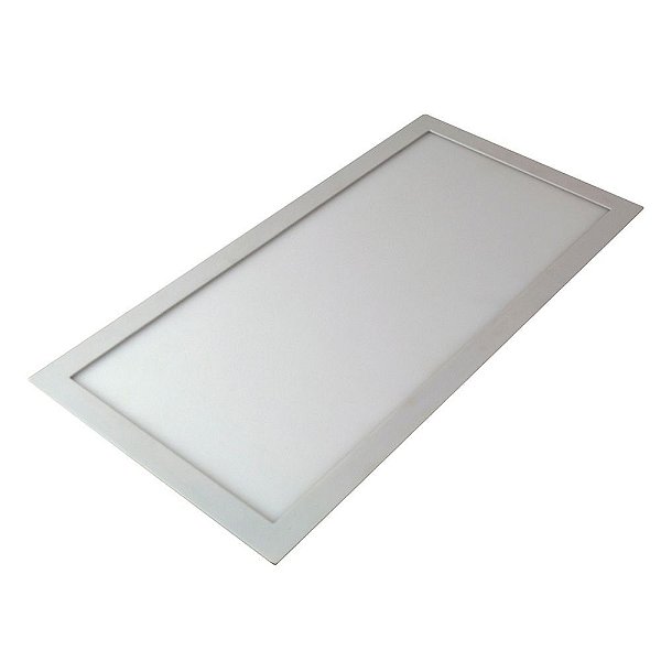 Plafon Led de Embutir 60W Retangular 122x32 Branco Frio 6000K - Ace