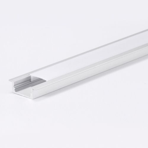 Perfil de Embutir 3M S/ Mola De Alumínio Branco LF-AR1