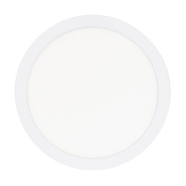 Painel Led de Embutir 24w Redondo 30Cm Branco Quente - Luz Sollar