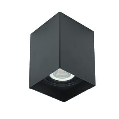 Spot Sobrepor P/ 1x Par20 Quadrado Preto Loch - Nordecor