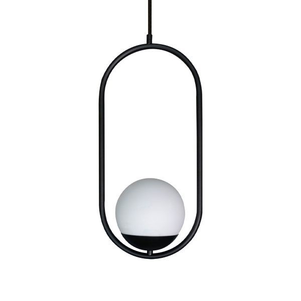 PENDENTE MILLA P1 1XG-9 PRETO TEXTURIZADO