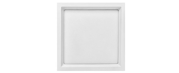 Painel LED de Embutir 30W Deep Recuado Quadrado 34x34 2300LM Natural 4000K STH8905BR/40 - Stella