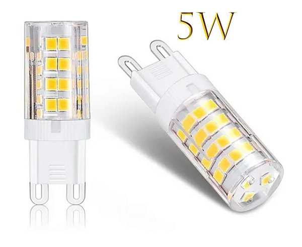 LAMPADA LED G9 3,5W BIPINO 220V Branco Quente
