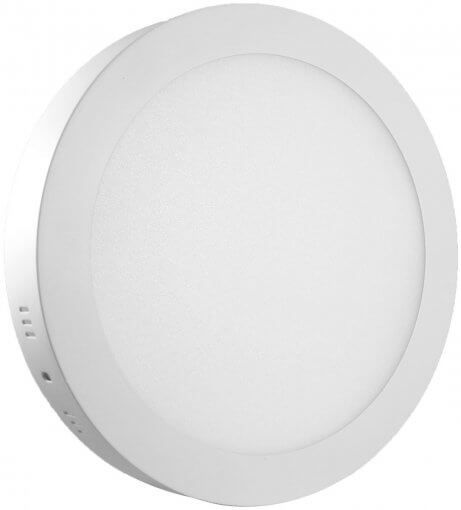 Plafon Led de Sobrepor 18w Redondo 22cm Branco Quente - Roya