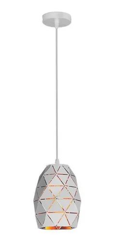 PENDENTE FACES OVAL BRANCO