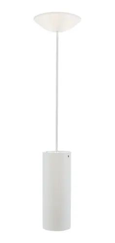 Pendente Tubo Quadrado Megalux 509 Branco Comprimento 20 cm