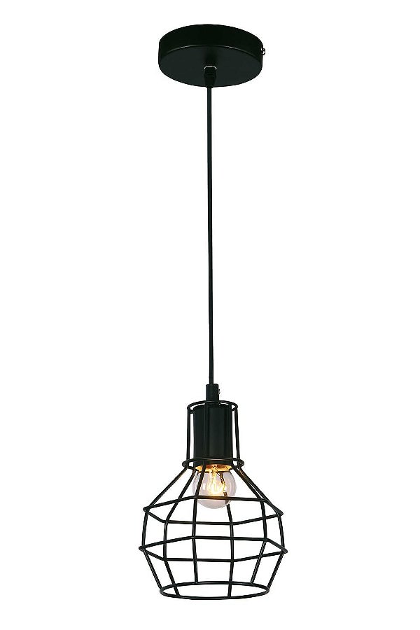 PENDENTE CASUAL LIGHT QUALITY  NICE - PRETO