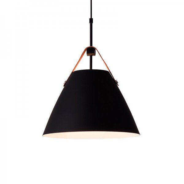 Pendente RPX Couro Preto