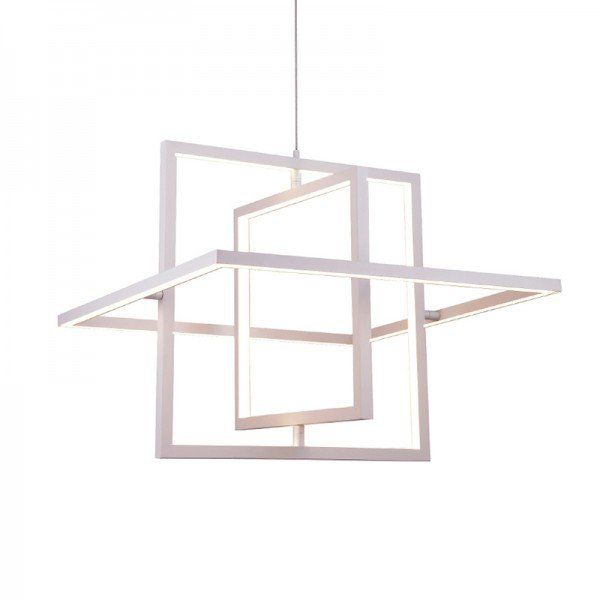 Pendente Quadra LED 34W - 3000K Dourado