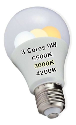 Lâmpada Bulbo 9W A60 Bivolt AutoDimerizável - 3 fases