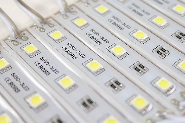 MODULO LED 5050 3 Led Resinado 6000k