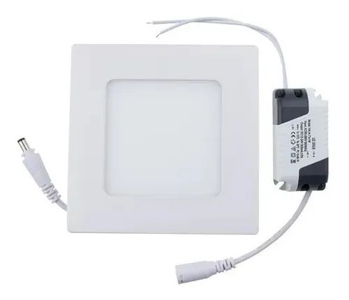 Painel Plafon LED de Embutir 6W Quadrado 12x12 Natural 4000K