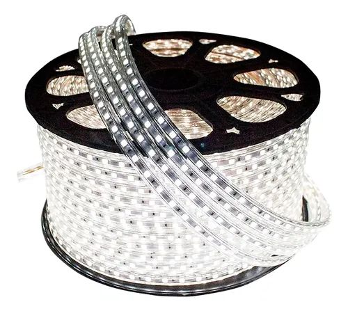 FITA LED 5050 100M 220v Branco Frio 6000K ( METRO )