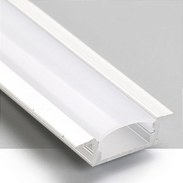 PERFIL LED EMBUTIR 3M BRANCO TEXTURIZADO