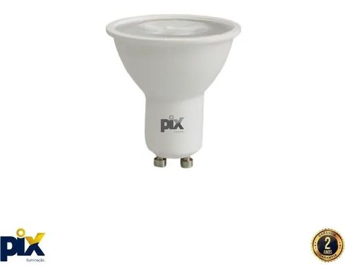 Lâmpada LED Dicroica MR16 4,8w Bivolt Gu10 Natural 4000K - Pix