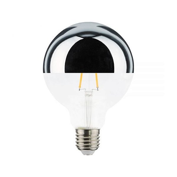 Lâmpada Filamento LED G95 4,5W Bivolt E27 Defletora Ambar B10009 - Brilia