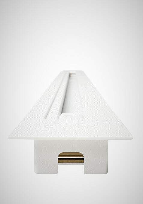 Trilho Eletrificado P/ Spots 1m de Embutir Branco BAR.TRI-E1A