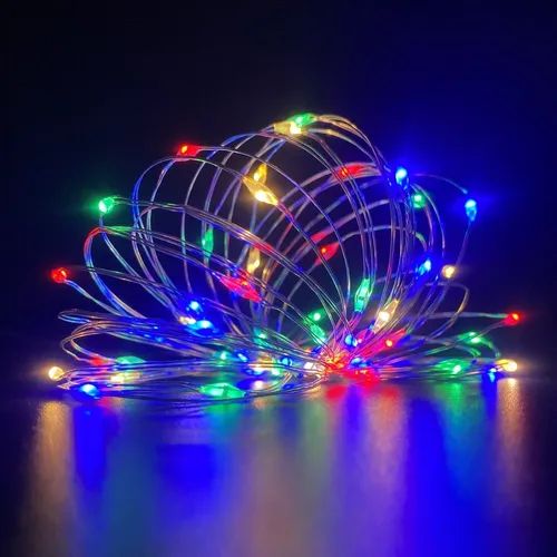 PISCA-PISCA NATALINO COLORIDO FIO DE COBRE DE LED FIXO 30 LEDS, 3M
