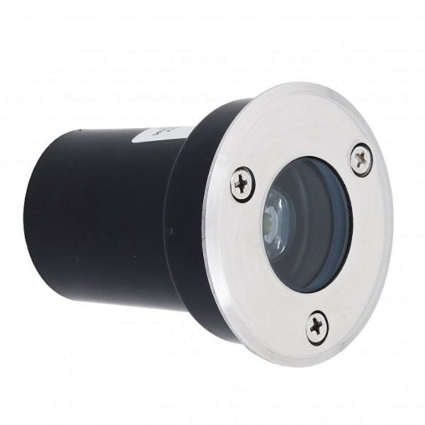 Balizador LED de Solo Mini 3w Bivolt Branco Quente 3000K - Gaya