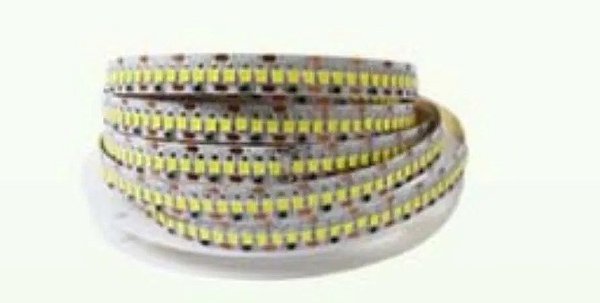 Fita LED 2835 5M 12V S/ Silicone 4mm IP20 128 LED/M 10W/M 1500lm/M Branco Natural 4000K