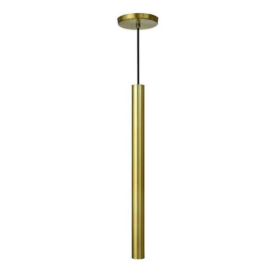 Pendente TUBO GRANDE 50CM DOURADO