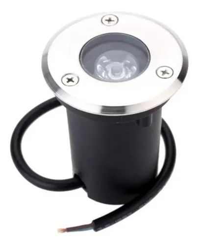 Balizador LED de Solo 1w Bivolt Branco Quente 3000K - Cbc
