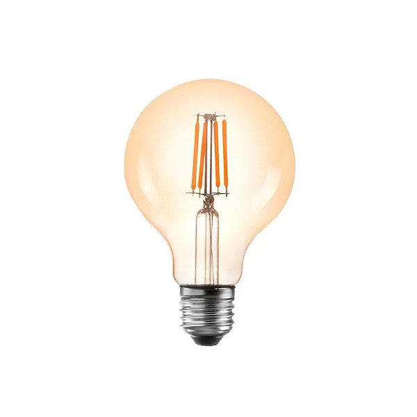 LÂMPADA LED FILAMENTO G80 E27 4W 2400K - Nordecor