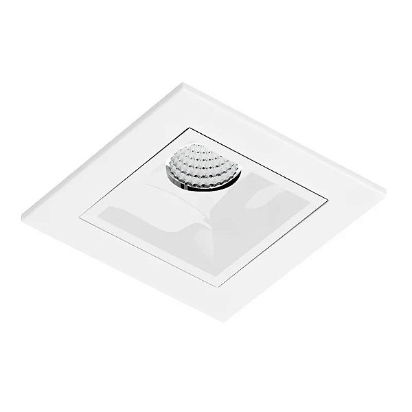 SPOT LED Embutido PICCO 3W 210LM IP40 34º Branco C/ Preto Branco Quente 2700K  - Interlight