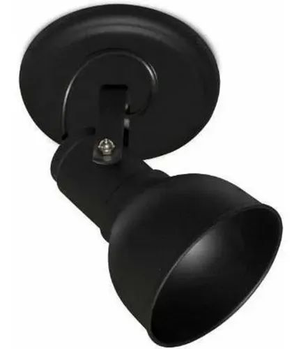 SPOT ALUMINIO 1XE-27 PRETO TEXTURIZADO - Itamonte