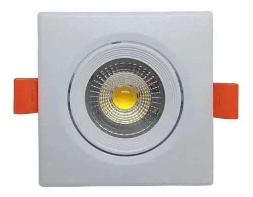 Spot LED 3W Quadrado Cob Branco Quente - Estar