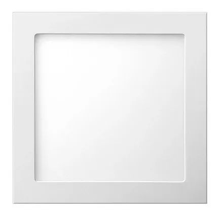 Plafon Painel Led de Embutir 18w Quadrado 22x22 Branco Frio 6500K - Galaxy