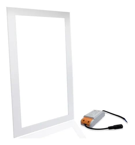Painel Plafon Led de Embutir 40W 32x62 (30x60) Branco Quente 3000K - Rey