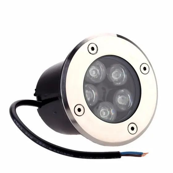 Balizador LED de Solo 5W Bivolt Branco Quente 3000K - Cbc
