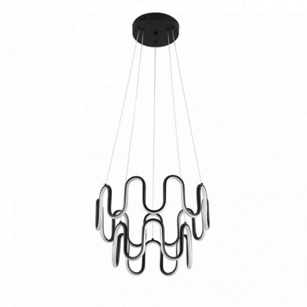 PENDENTE LED KELI 82W 3000K PRETO