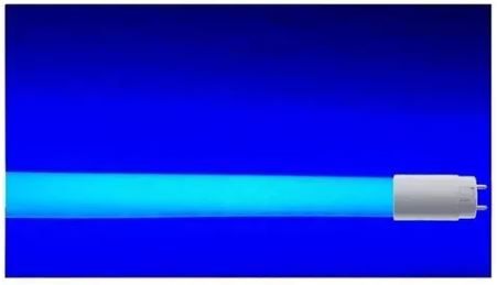 LAMPADA TUBULAR  18W 120CM AZUL (Liga de 01 lado) - CTB
