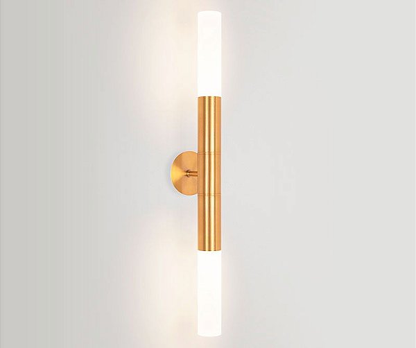 Arandela 1659 BILLET DUPLA FIXA EXT 500X60X95MM GU10 2XMR11 Cobre