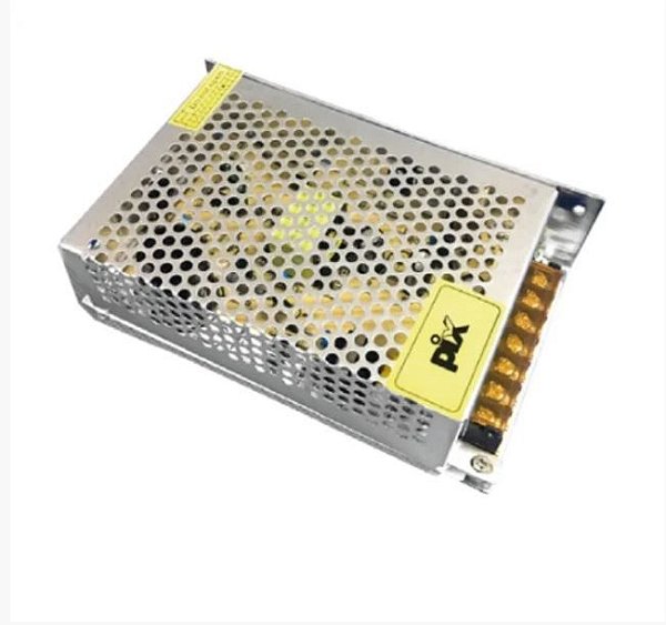 FONTE METALICA 120W 5A 24V BIVOLT - PIX
