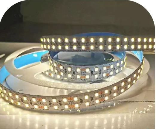 Fita LED 3528 5M 12V S/ Silicone Ip20 480 LED/M DUPLA Natural 4000K