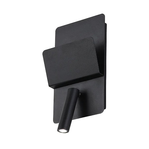 Arandela de Leitura Flat Alumínio LED 3W Bivolt 4100K c/ USB